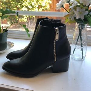Lulu’s ankle black booties